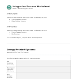 Integraive Process Worksheet